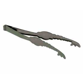 Zange für Shishakohle 17 cm silberfarbig