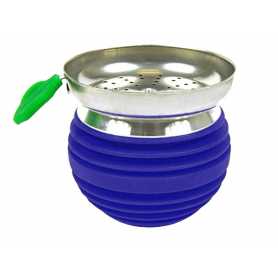 Shisha Kopf Apfel Blau mit Sieb