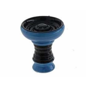Shisha Kopf Keramik Schwarz-Blau
