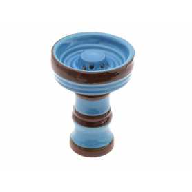 Shishakopf Keramik Coffee Braun-Hellblau