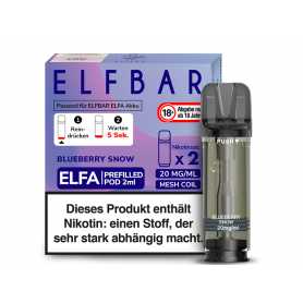 ELFBAR ELFA Prefilled Blueberry Snoow Pod 2x2ml 20mg