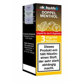 Nikoliquids E-Liquid Doppel Menthol 3mg