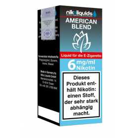 Nikoliquids E-Liquid American Blend 6mg