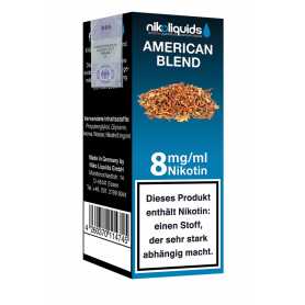 Nikoliquids E-Liquid American Blend 8mg