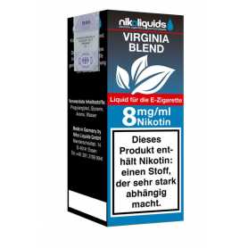 Nikoliquids E-Liquid Virginia Blend 8mg