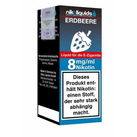 Nikoliquids E-Liquid Erdbeere 8mg