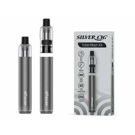 Silver Cig Turbo Mesh Kit Silber 500mAh