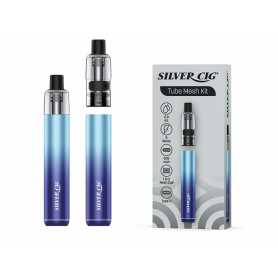 Silver Cig Turbo Mesh Kit Blau 500mAh