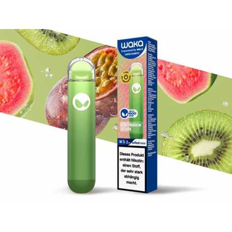 WAKA soREAL Kiwi Passion Guava Einweg E-Shisha 18mg
