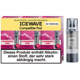 ICEWAVE Pod Strawberry Kiwi 20 mg/ml 3 Stück