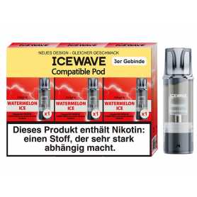ICEWAVE Pod Watermelon Ice 20 mg/ml 3 Stück