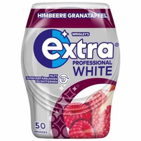 Wrigley's Extra Professional White Himbeere Granatapfel 50 Dragees