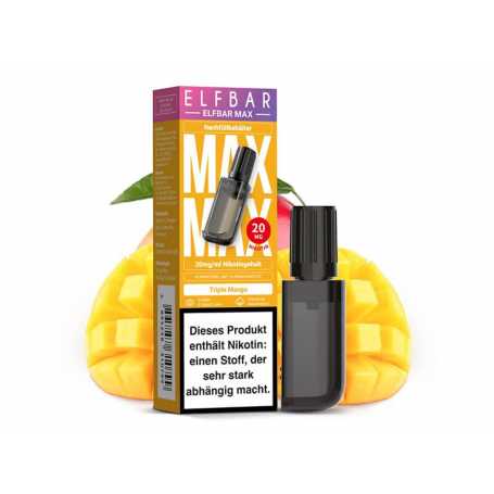 ELFBAR Max Triple Mango Pod 10ml 20mg/ml