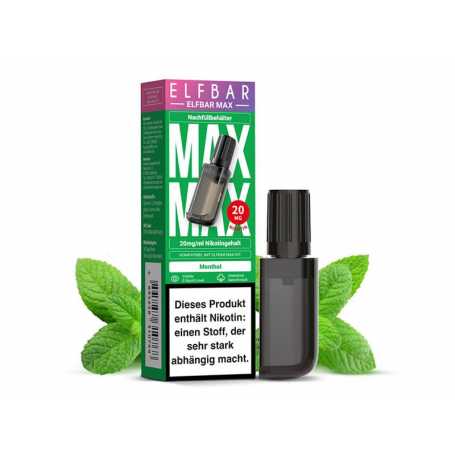 ELFBAR Max Menthol Pod 10ml 20mg/ml