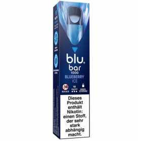 blu bar Blueberry Ice E-Zigarette 18mg