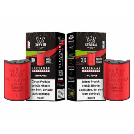 Al Fakher 30K Hypermax Two Apple Pods