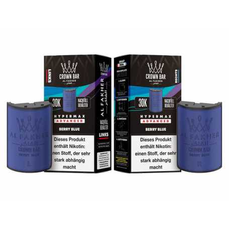 Al Fakher 30K Hypermax Berry Blue Pods