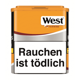West Yellow Tabak Dose Volumentabak