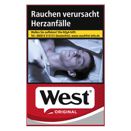 West Original Red Zigaretten Packung