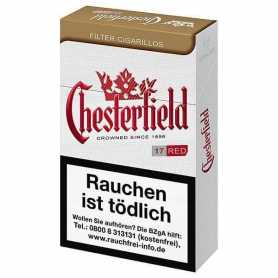 Chesterfield Red Filter Zigarillos Packung