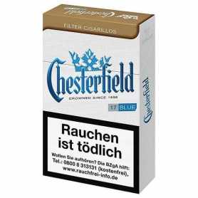 Chesterfield Blue Filter Zigarillos Packung