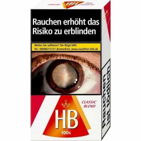 HB Classic Blend 100mm Zigaretten Packung