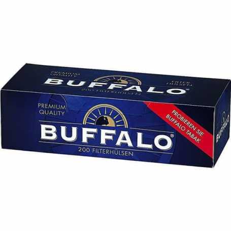 Buffalo Blau Zigarettenhülsen 200 mit Filter