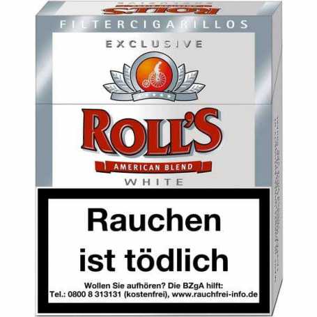Rolls Exclusive White Naturdeckblatt Zigarillos