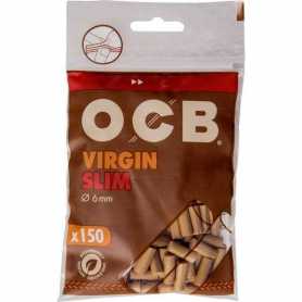 OCB Unbleached Virgin Slim Zigarettenfilter