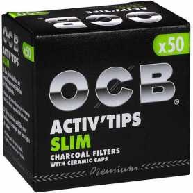 OCB Activ Tips Slim Aktivkohle-Filter