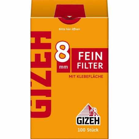 GIZEH Feinfilter 8mm Zigarettenfilter 100 Stück