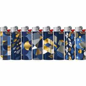 BIC Feuerzeug Maxi Goldblue Motiv