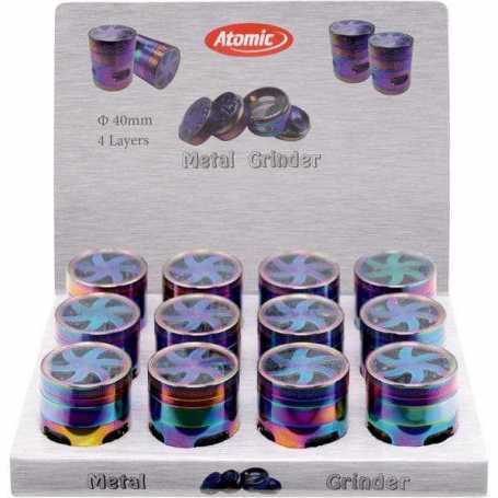 Atomic Metal Grinder Window 4 Teile