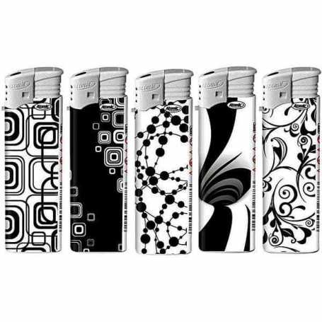 Atomic Feuerzeug Black & White