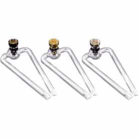 Atomic Tabakpfeife mit Doppel-Rohr Glas