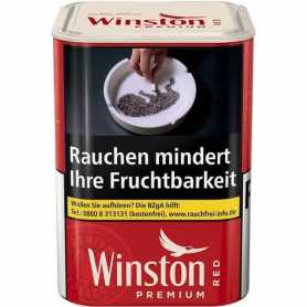 Winston Tabak Rot Premium M Zigarettentabak Dose