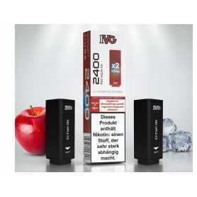 IVG 2400 Red Apple Ice Prefilled Pod 20mg - 2er Set