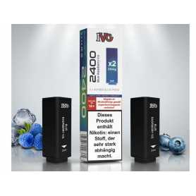 IVG 2400 Blue Raspberry Ice Prefilled Pod 20mg - 2er Set