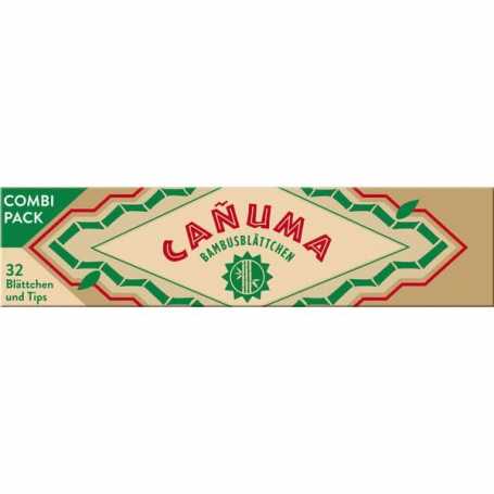 Canuma Bambusblättchen Slim+Filter Tips