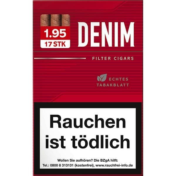 Denim Red L Zigarillos